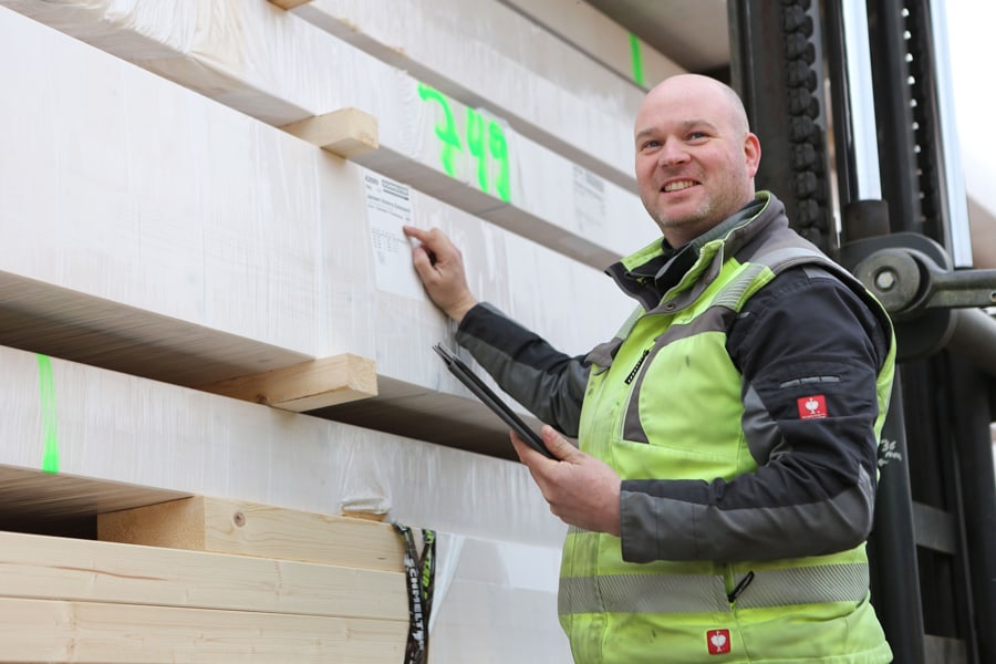 Entladung Holz